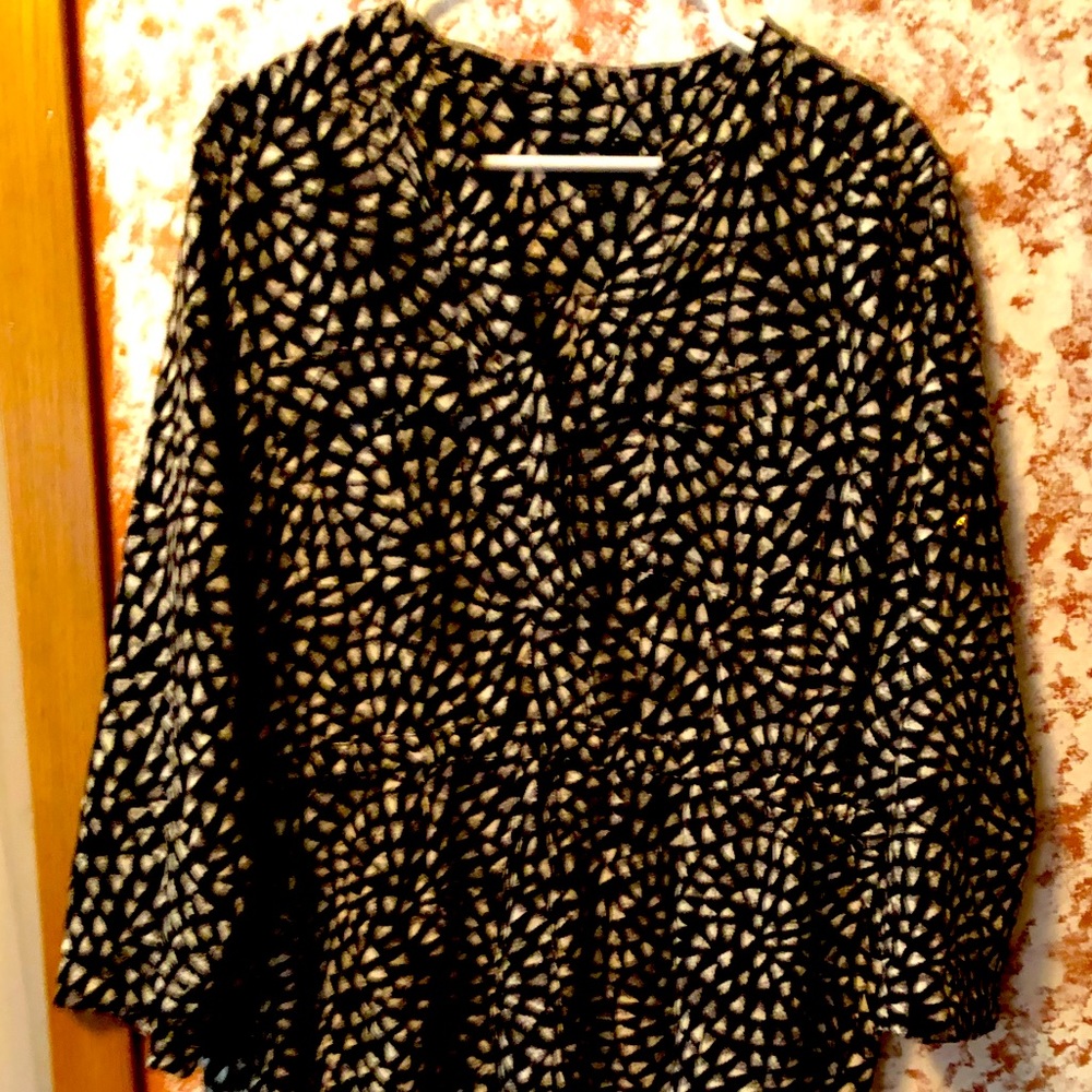 Dress, Midi, with Belt, B & W, Missimo, XL/TG